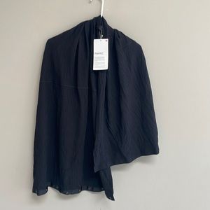 Lululemon BNWT black vinyasa scarf